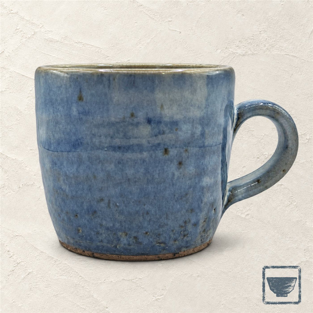 Cloud Blue Stoneware Mug — Japanese stoneware