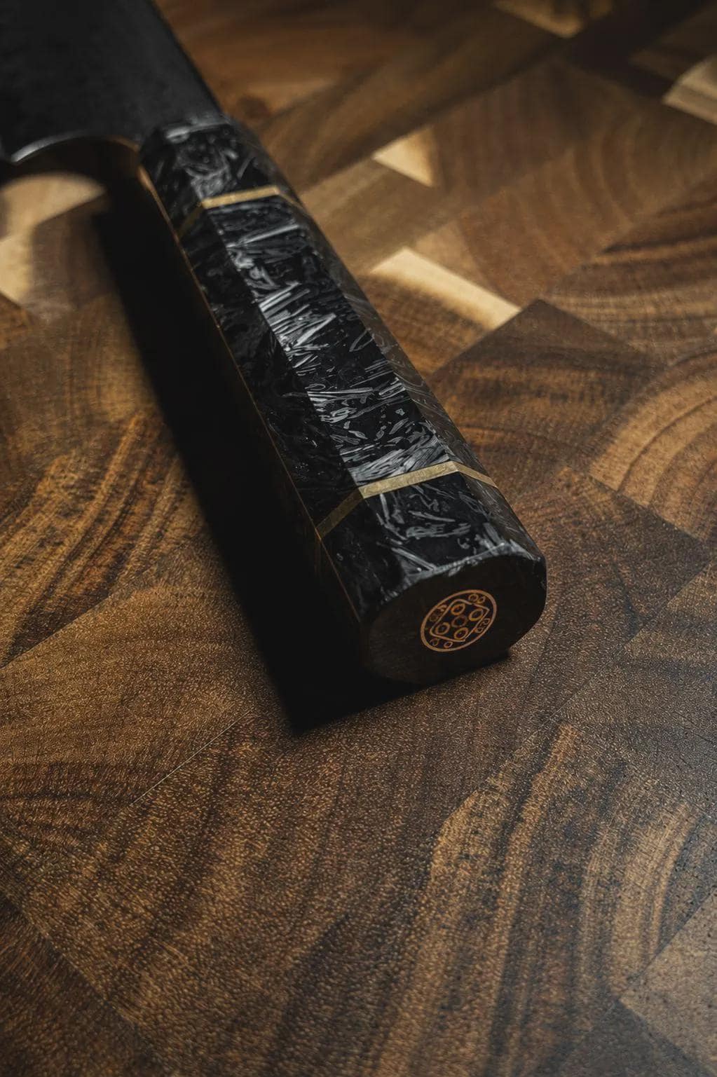 Zestaw noży Kiritsuke, Nakiri i Utility – japoński zestaw noży kuchennych ze stali damasceńskiej, rękojeści z włókna węglowego, prezent dla szefa kuchni premium, kuchnia japońska