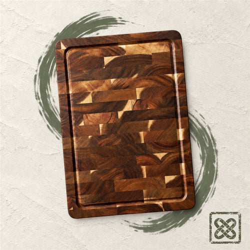 Acacia End-Grain Cutting Board – Kyōrai Kitchen