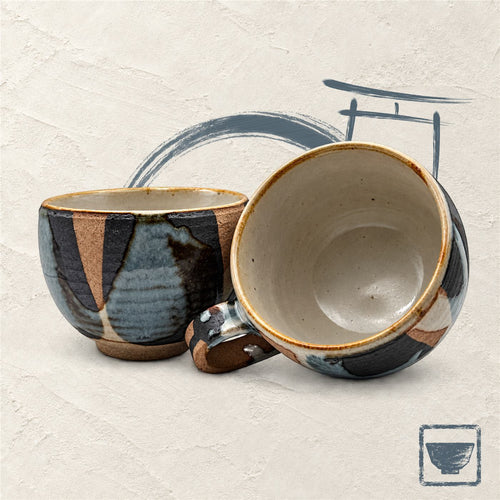 Earth & Indigo Stoneware Mug – Kyōrai Kitchen