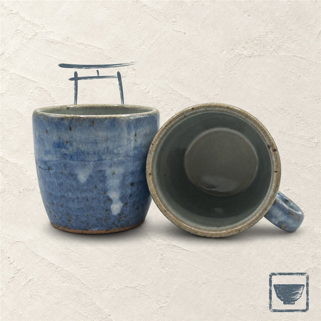 Cloud Blue Stoneware Mug, photo 3 of 7